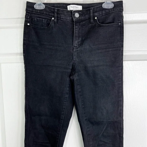 Ellen Tracy Refined Mid Rise Skinny Jeans in Faded Black Women’s Sz 4 - Picture 3 of 10